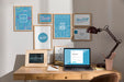 Free Workplace Mockup With Devices Psd
