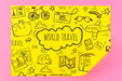 Free World Travel Sketches Mock-Up Psd